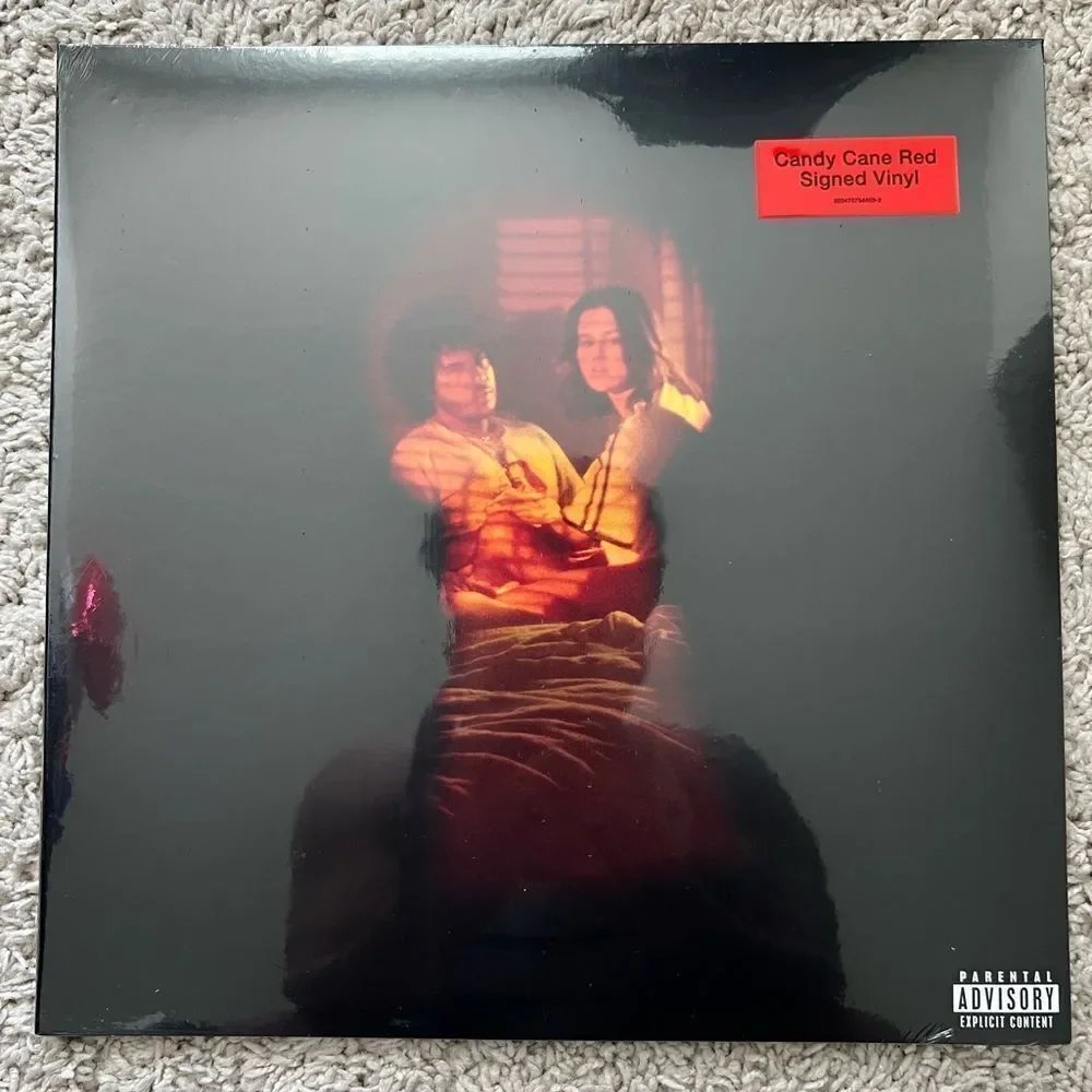 Selena Gomez Signed “I said I Love You First” Candy Cane Red Vinyl LP